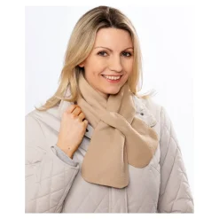 Damen Die moderne Hausfrau Fleece-Schal beige