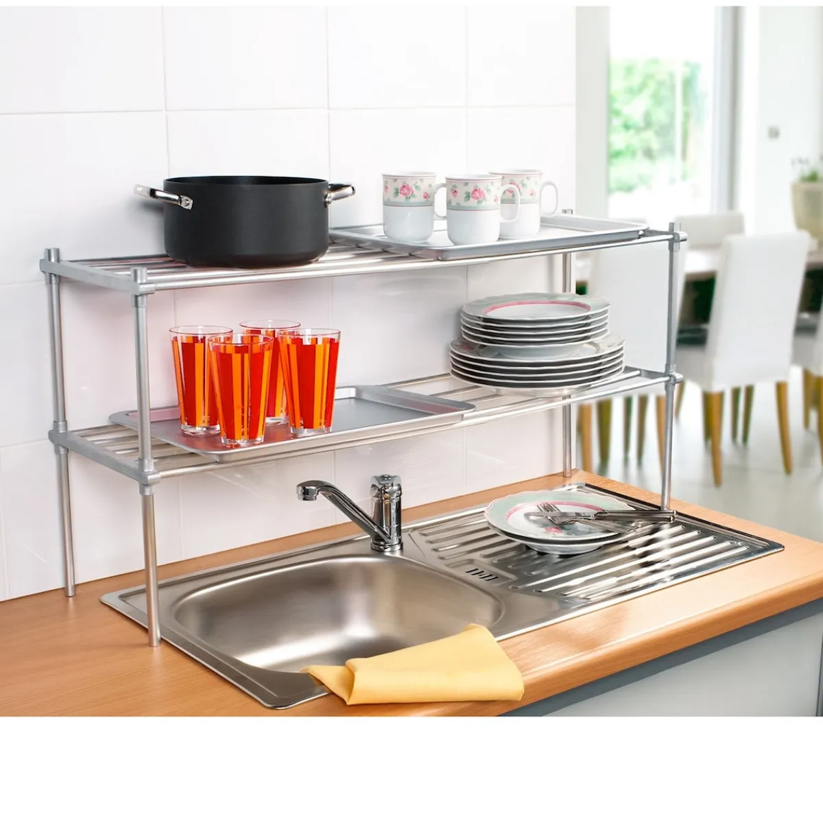 Die moderne Hausfrau Flexibles Stapelregal