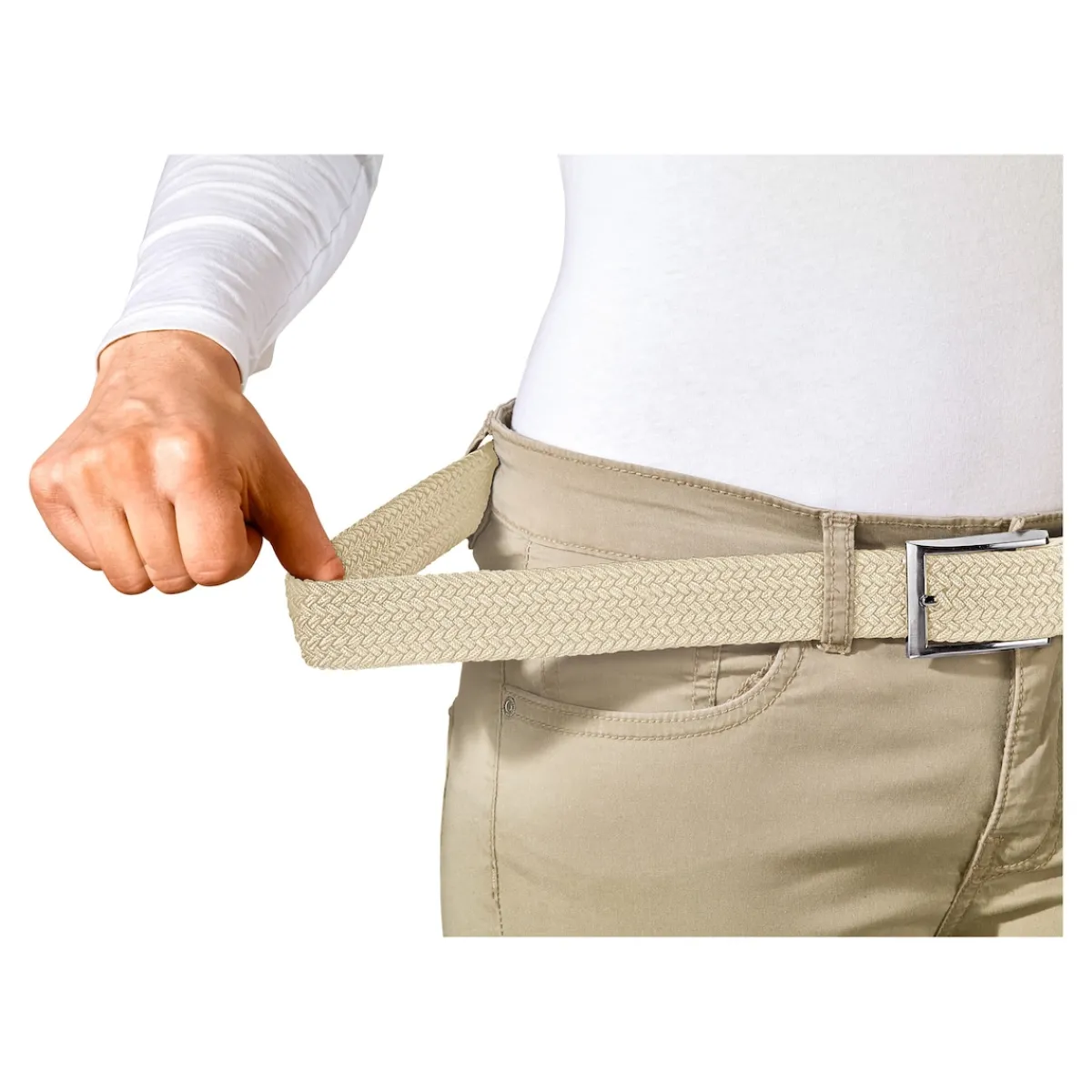 Damen Die moderne Hausfrau Flexigürtel "Damenspezial" beige