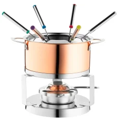 Die moderne Hausfrau Fondueset, Edelstahl -