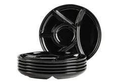 Die moderne Hausfrau Fondueteller Set, Porzellan -