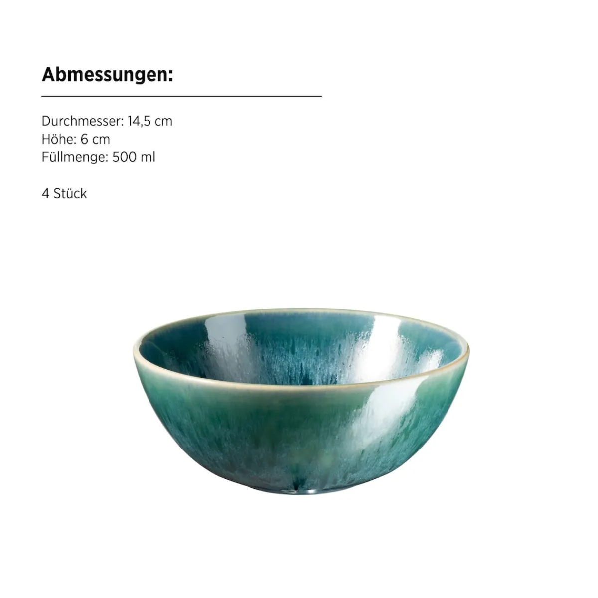 Die moderne Hausfrau Frühstücks Set, Steinzeug Carellia Blau