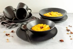 Die moderne Hausfrau Frühstücks Set, Steinzeug Essential