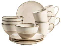 Die moderne Hausfrau Frühstücksgeschirr, Keramik Nottingham