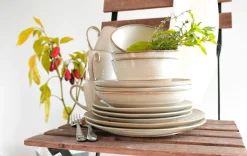 Die moderne Hausfrau Frühstücksgeschirr, Keramik Nottingham