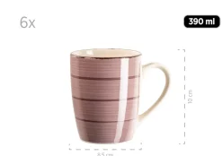 Die moderne Hausfrau Frühstücksgeschirr, Steingut Lumaca Berry