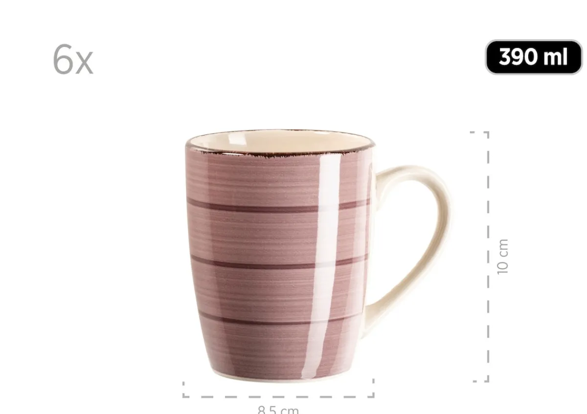 Die moderne Hausfrau Frühstücksgeschirr, Steingut Lumaca Berry