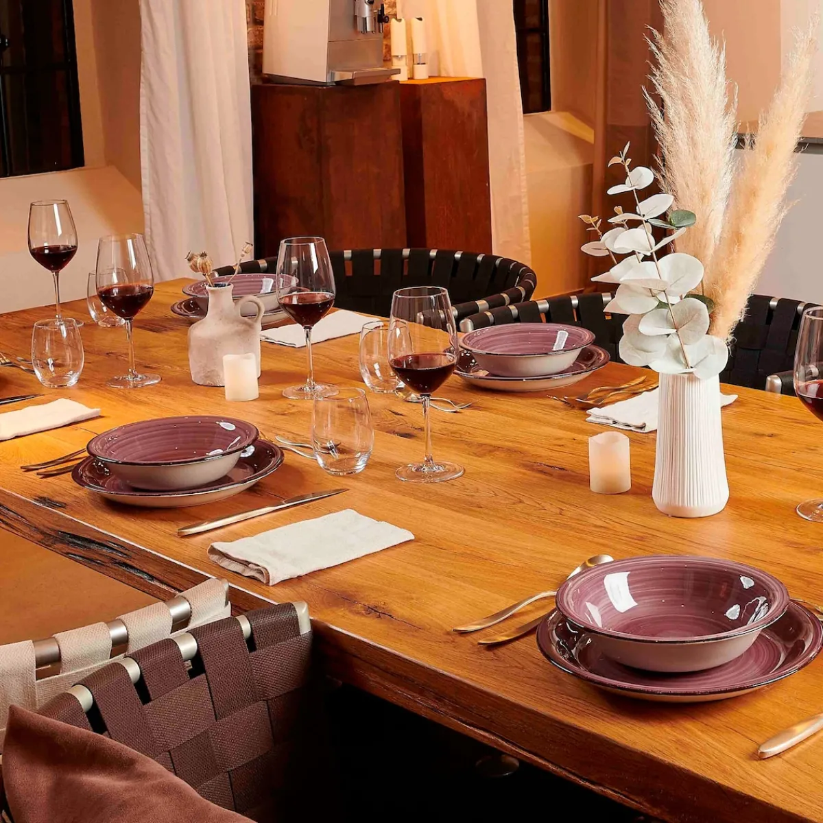 Die moderne Hausfrau Frühstücksgeschirr, Steingut Lumaca Berry