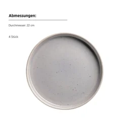 Die moderne Hausfrau Frühstücksset, Steinzeug Candy Flieder