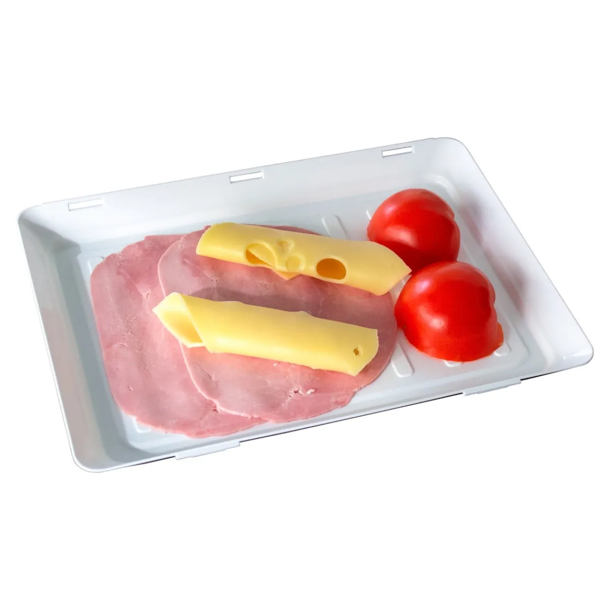 Die moderne Hausfrau Frischhaltesystem "Clever Tray" 30 x 23 x 2 cm, 2 Stück