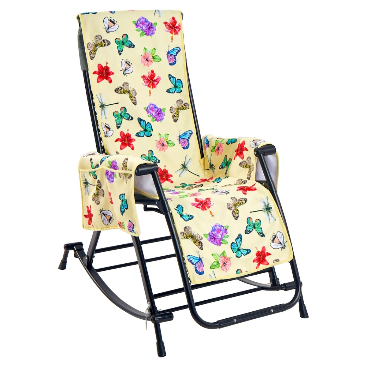 Die moderne Hausfrau Frottee-Sesselschoner „Schmetterling“