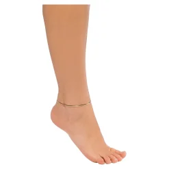 Damen Die moderne Hausfrau Fußkettchen „Blume“, 3 Stück