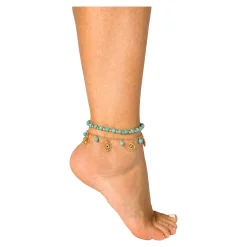 Damen Die moderne Hausfrau Fußkettchen-Set „Indio“ 2-teilig