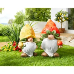 Die moderne Hausfrau Gartenfigur „Fruchtwichtel" Lars Lemon