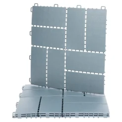 Die moderne Hausfrau Gartenplatten, 4 Stück anthrazit