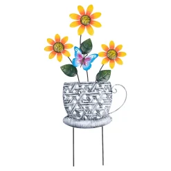 Die moderne Hausfrau Gartenstecker „Frühlingswelt“