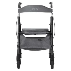 Die moderne Hausfrau Gehhilfe W04 mit Sitztasche, klappbar grau