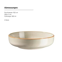 Die moderne Hausfrau Geschirr Set, Steinzeug Valmera Hellgrün