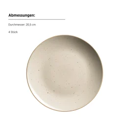 Die moderne Hausfrau Geschirr Set, Steinzeug Valmera Hellgrün