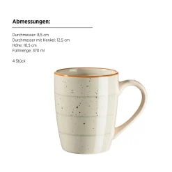 Die moderne Hausfrau Geschirr Set, Steinzeug Valmera Hellgrün