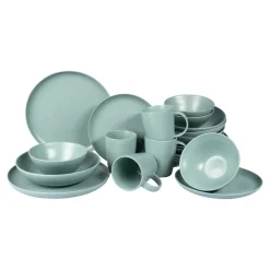 Die moderne Hausfrau Geschirr-Set „Basic“, 20-teilig mint