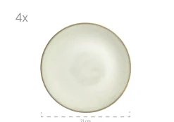 Die moderne Hausfrau Geschirr-Set, Keramik Ossia Sand