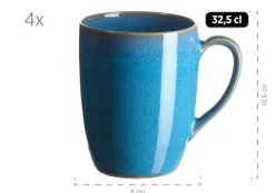 Die moderne Hausfrau Geschirr-Set, Keramik Ossia Sand