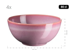 Die moderne Hausfrau Geschirr-Set, Keramik Ossia Sand, Hellblau