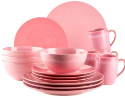 Die moderne Hausfrau Geschirr-Set, Keramik Ossia Sand, Hellblau