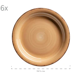 Die moderne Hausfrau Geschirr-Set, Steingut Lumaca Laguna