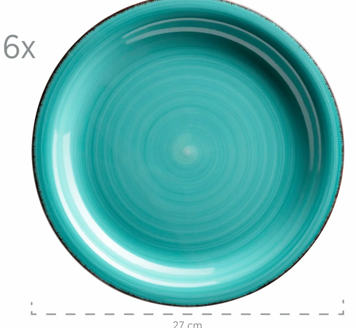 Die moderne Hausfrau Geschirr-Set, Steingut Lumaca Laguna