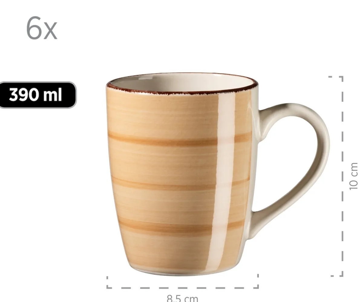 Die moderne Hausfrau Geschirr-Set, Steingut Lumaca Dunkelblau