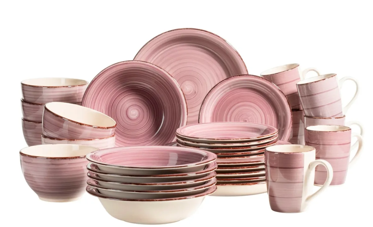 Die moderne Hausfrau Geschirr-Set, Steingut Lumaca Berry