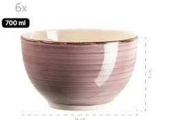 Die moderne Hausfrau Geschirr-Set, Steingut Lumaca Berry