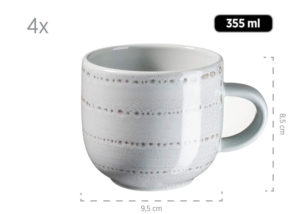 Die moderne Hausfrau Geschirr-Set, Steingut Spicy Market Grün