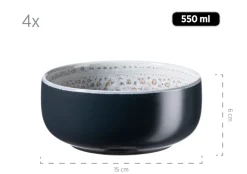 Die moderne Hausfrau Geschirr-Set, Steingut Spicy Market Grün