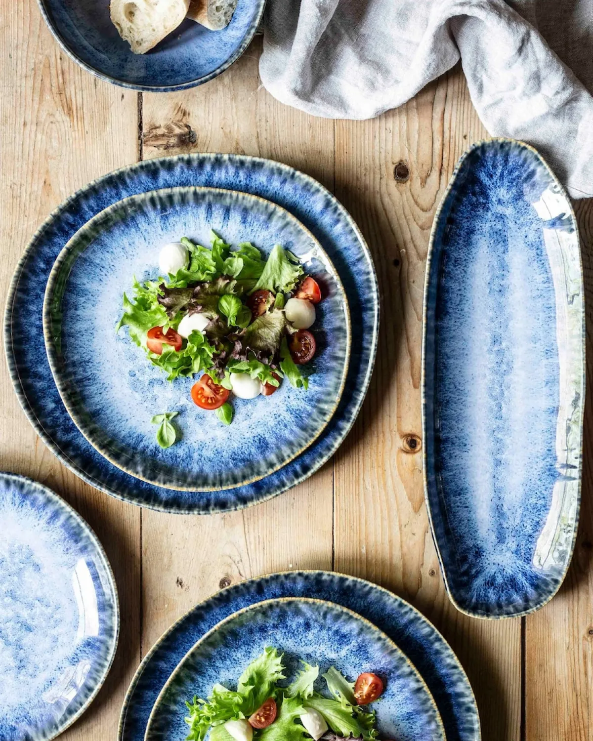 Die moderne Hausfrau Geschirr-Set, Steinzeug Wilde Schlucht