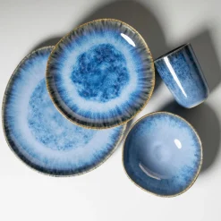 Die moderne Hausfrau Geschirr-Set, Steinzeug Wilde Schlucht