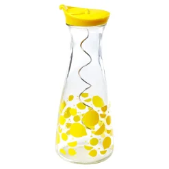 Die moderne Hausfrau Glaskaraffe „Zitrone“, 1 l