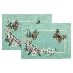 Die moderne Hausfrau Gobelin-Tischset „Schmetterling“, 2 Stück