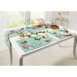 Die moderne Hausfrau Gobelin-Tischset „Schmetterling“, 2 Stück