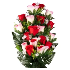 Die moderne Hausfrau Grabschmuck "Rosen"