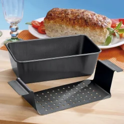 Die moderne Hausfrau Hackbraten-Form mit Fettauffangfunktion