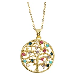 Damen Die moderne Hausfrau Halskette „Lebensbaum“
