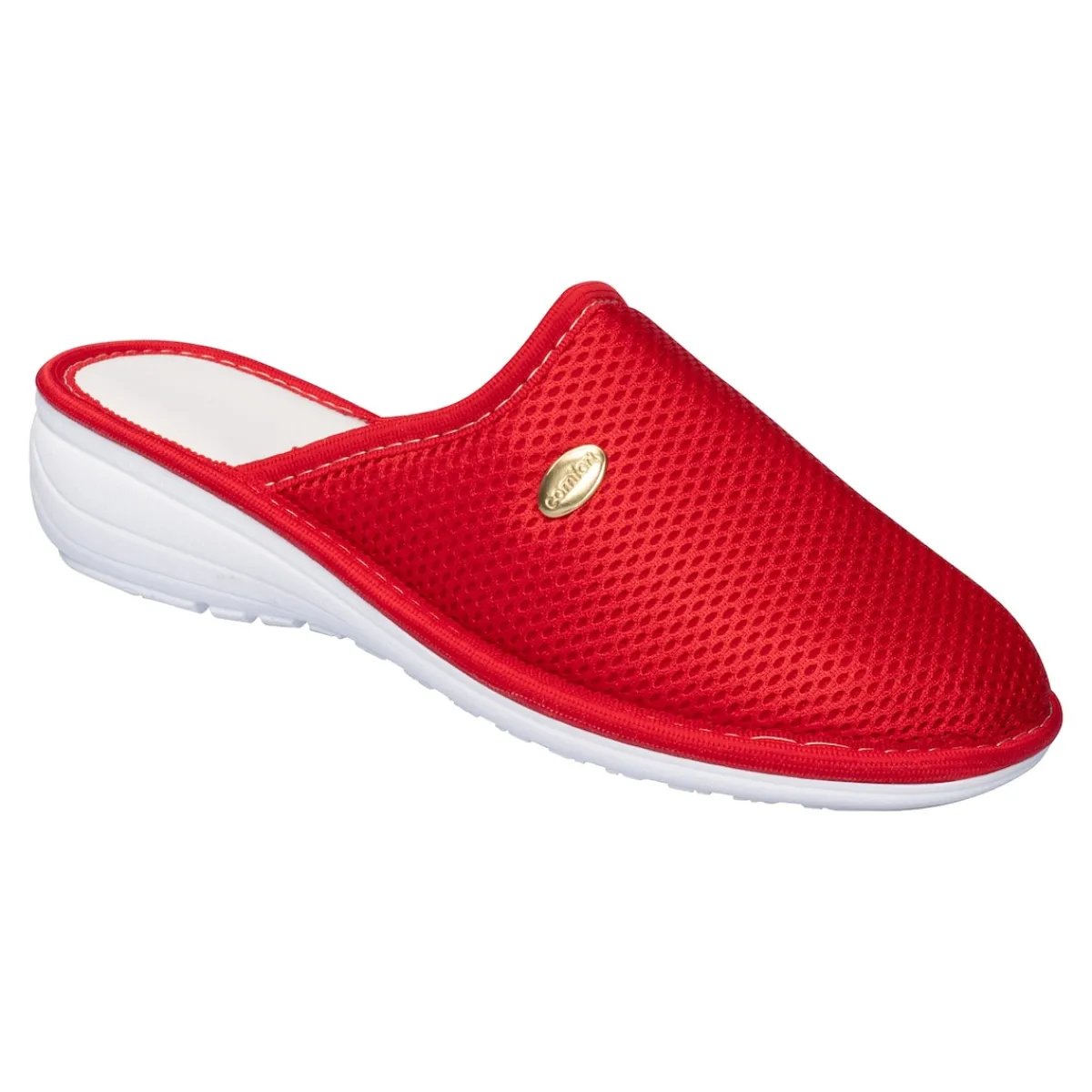 Damen Die moderne Hausfrau Hausclog Livorno rot