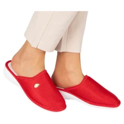 Damen Die moderne Hausfrau Hausclog Livorno rot