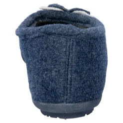 Damen Die moderne Hausfrau Hausschuh-Ballerina „Bärbel“ marine