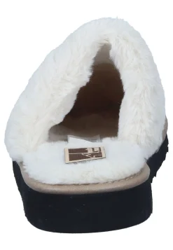 Damen Die moderne Hausfrau Hausschuhe beige