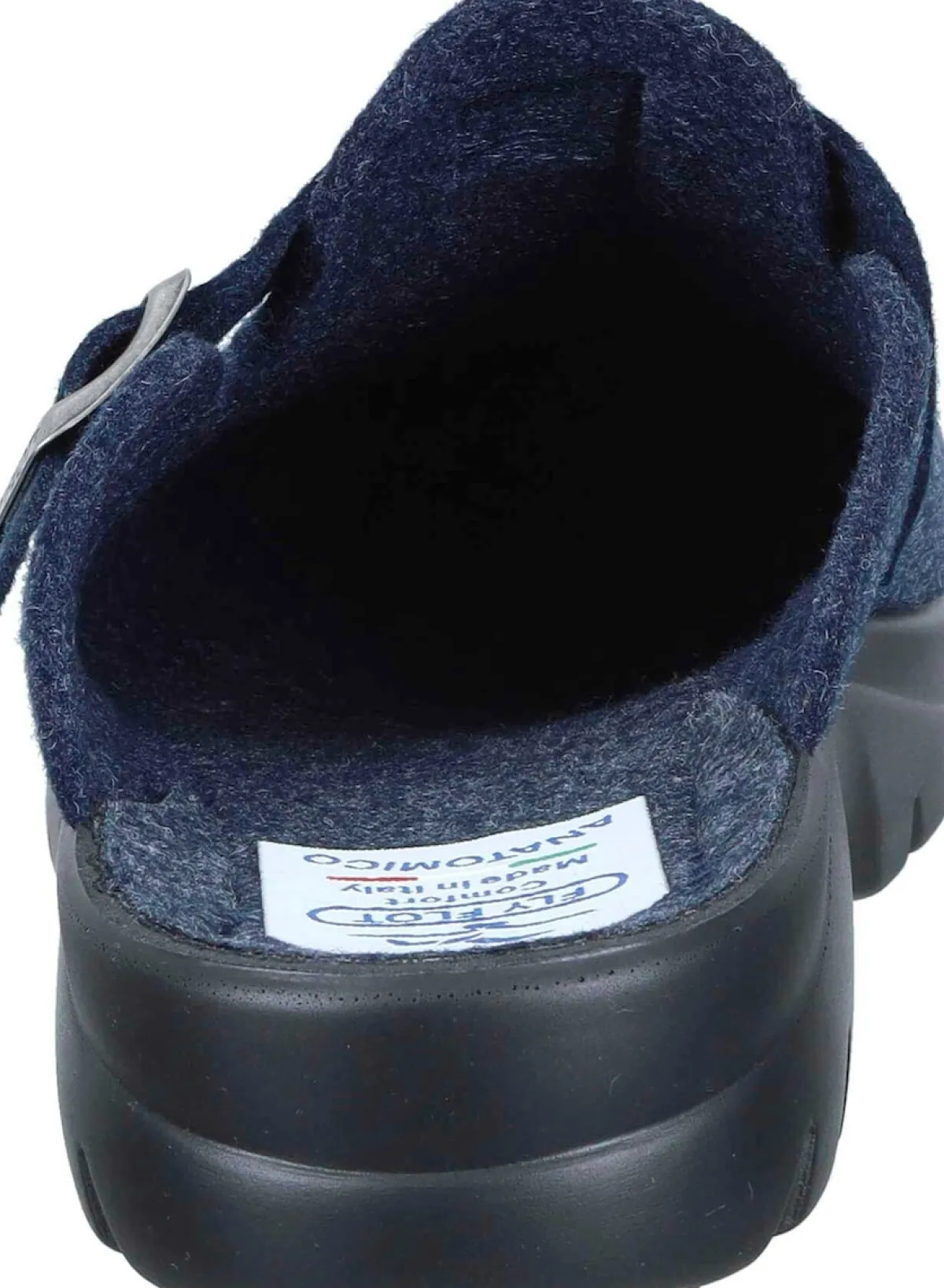 Herren Die moderne Hausfrau Hausschuhe blau