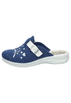 Damen Die moderne Hausfrau Hausschuhe blau